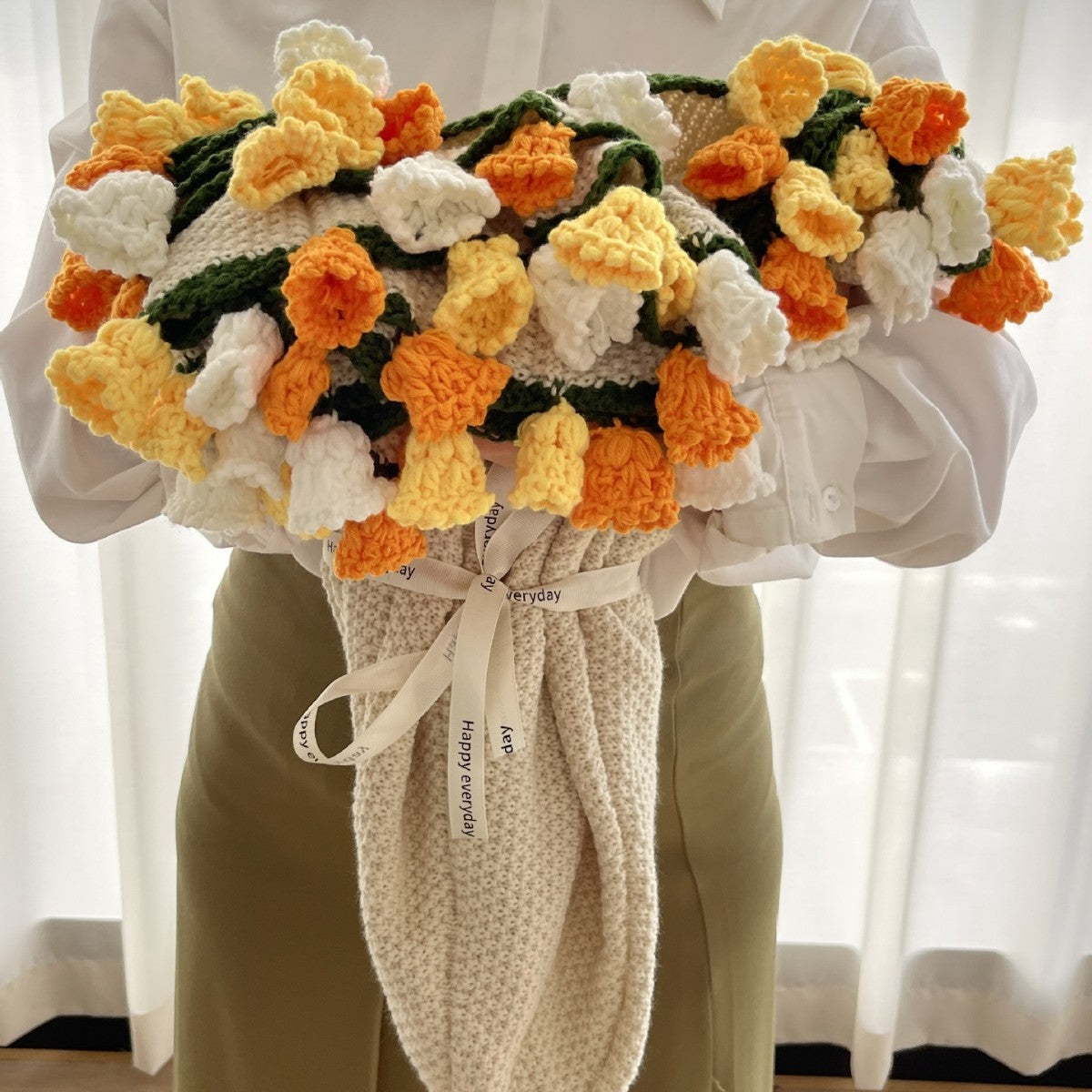 Rose Bouquet Blanket Finished Eternal Flower Nap Flower Blanket Handwoven Decorative Blanket Vintage Wool Blanket Factory Direct Sales