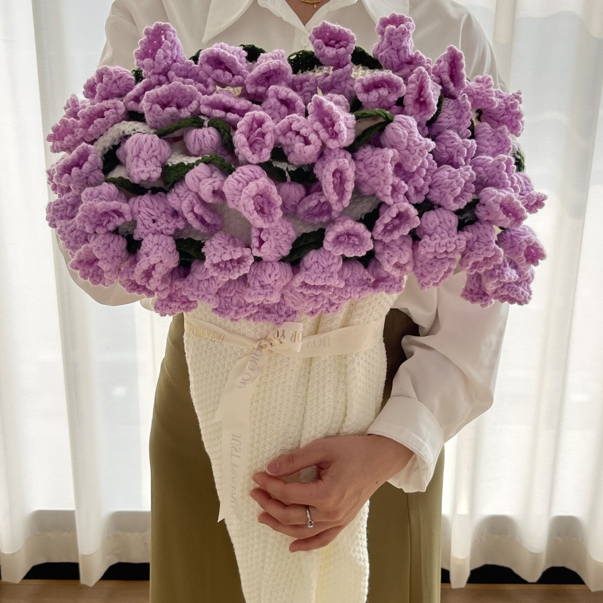 Rose Bouquet Blanket Finished Eternal Flower Nap Flower Blanket Handwoven Decorative Blanket Vintage Wool Blanket Factory Direct Sales